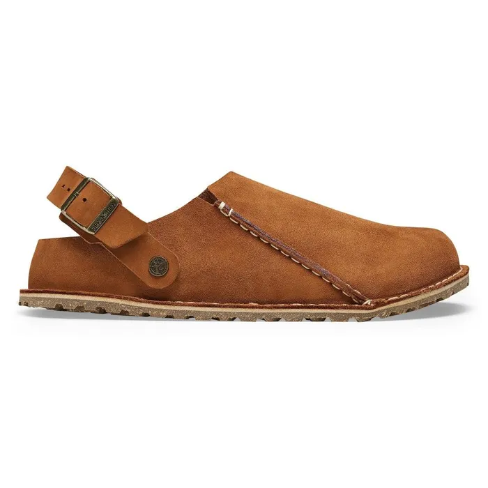 WomenMen Birkenstock Clogs Lutry Premium Suede Mink