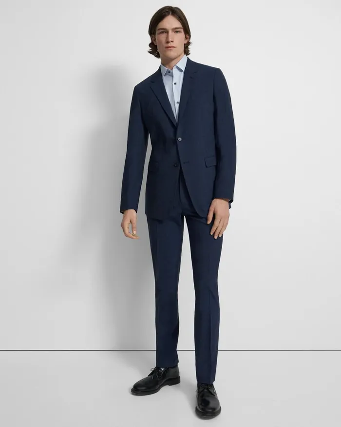 WomenMen Blazers Jackets Theory Structured Blazer In Stretch Wool Altitude
