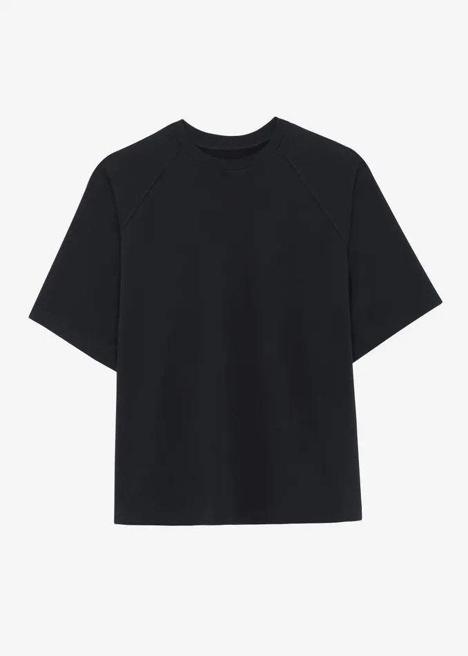 WomenMen Newton Sweat Tee 8211 Black The Frankie Shop Loungewear