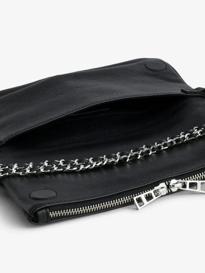 WomenMen Zadig and Voltaire Clutches Rock Clutch Black