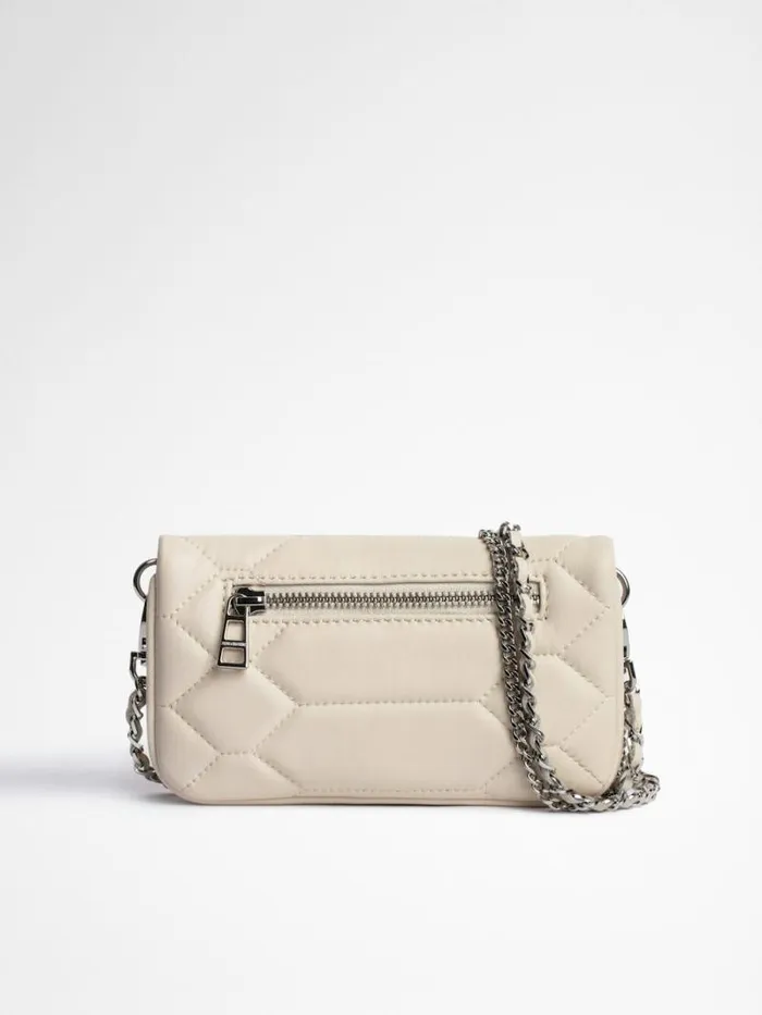 WomenMen Zadig and Voltaire Clutches Rock Nano XL Mat Scale Bag Flash WomenMen Zadig and Voltaire Clutches Rock Nano XL Mat Scale Bag Flash