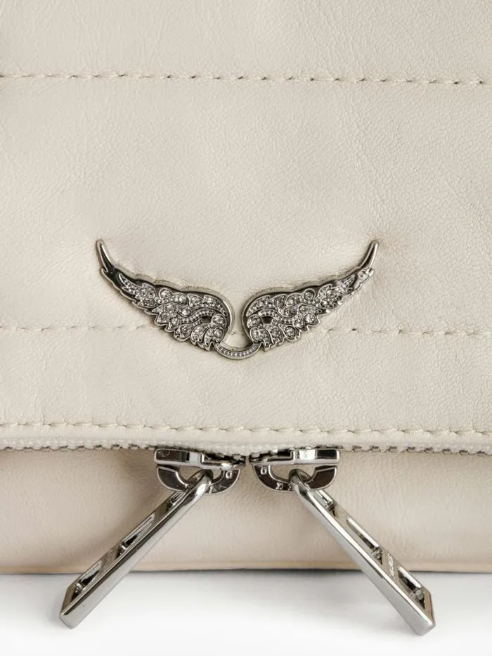 WomenMen Zadig and Voltaire Clutches Rock Nano XL Mat Scale Bag Flash WomenMen Zadig and Voltaire Clutches Rock Nano XL Mat Scale Bag Flash