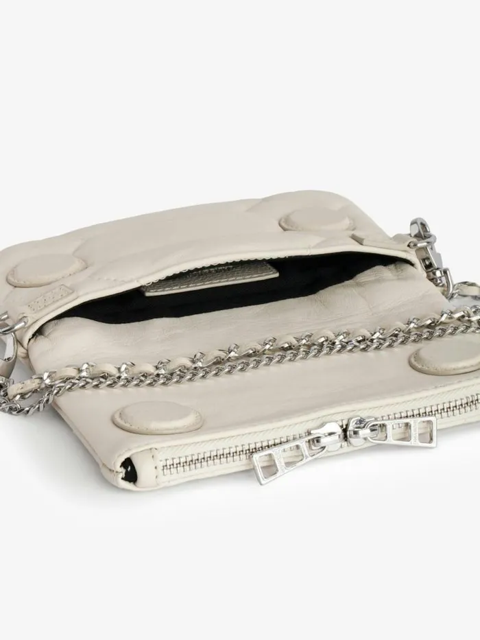 WomenMen Zadig and Voltaire Clutches Rock Nano XL Mat Scale Bag Flash WomenMen Zadig and Voltaire Clutches Rock Nano XL Mat Scale Bag Flash