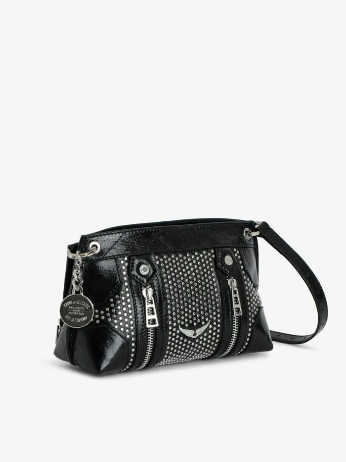WomenMen Zadig and Voltaire Clutches Sunny Mood Studs Bag Black
