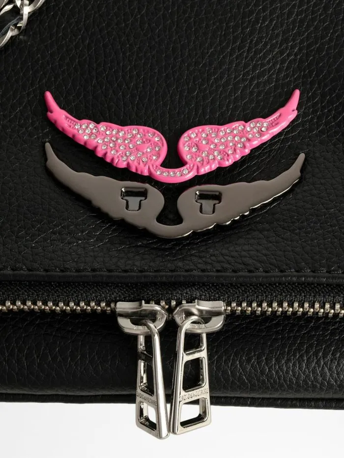 WomenMen Zadig and Voltaire Straps and Accessories Swing Your Wings Charm Fluo Pinkcrystal