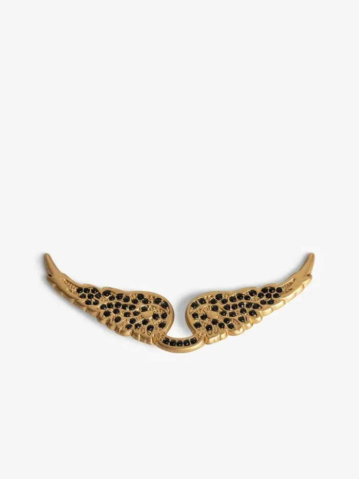 WomenMen Zadig and Voltaire Straps and Accessories Swing Your Wings Charm Old Goldjet
