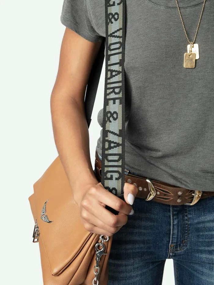 WomenMen Zadig and Voltaire Straps and Accessories Zadig Shoulder Strap Record WomenMen Zadig and Voltaire Straps and Accessories Zadig Shoulder Strap Record