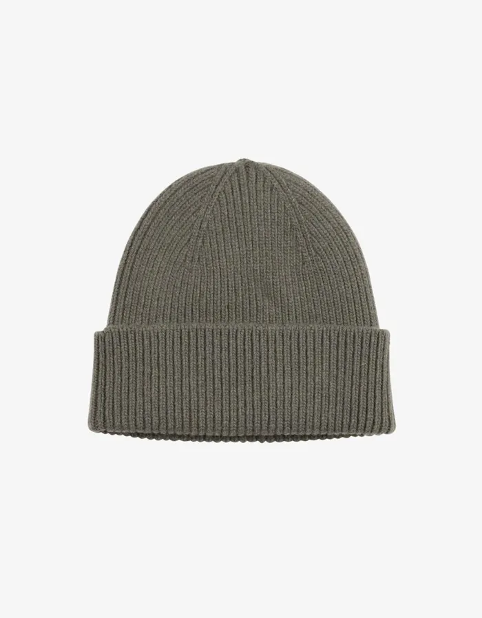 Women Merino Wool Beanie Dusty Olive Colorful Standard Beanies