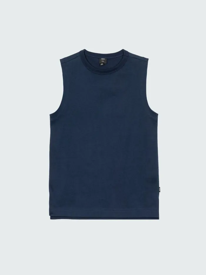 Women Meskel Vest Navy Finisterre Tops and Shirts
