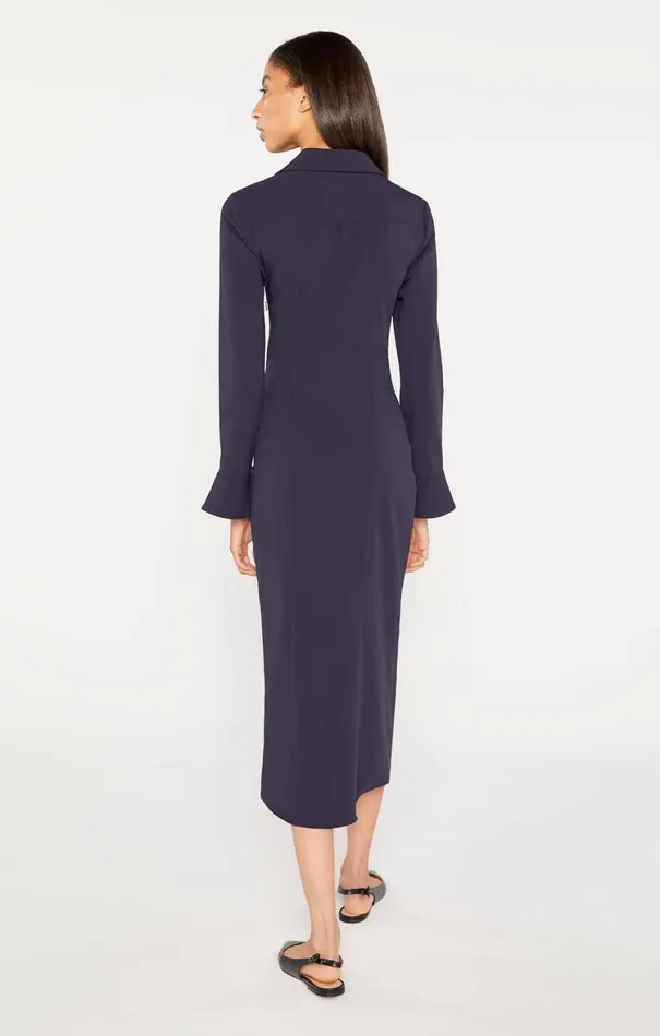Women Midi Cinq Sept Midi Mckenna Dress Navy