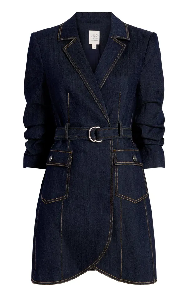 Women Mini Cinq Sept Jenessa Dress Indigo