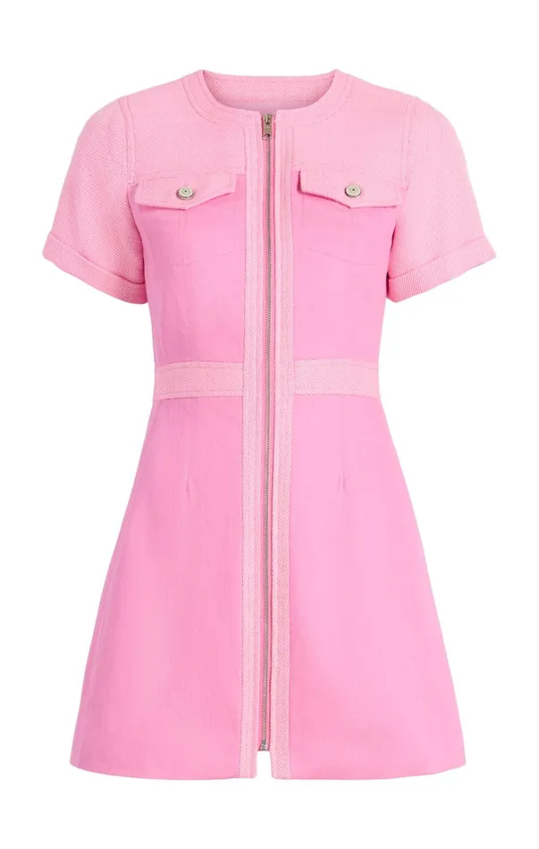 Women Mini Cinq Sept Layla Dress Flamingo