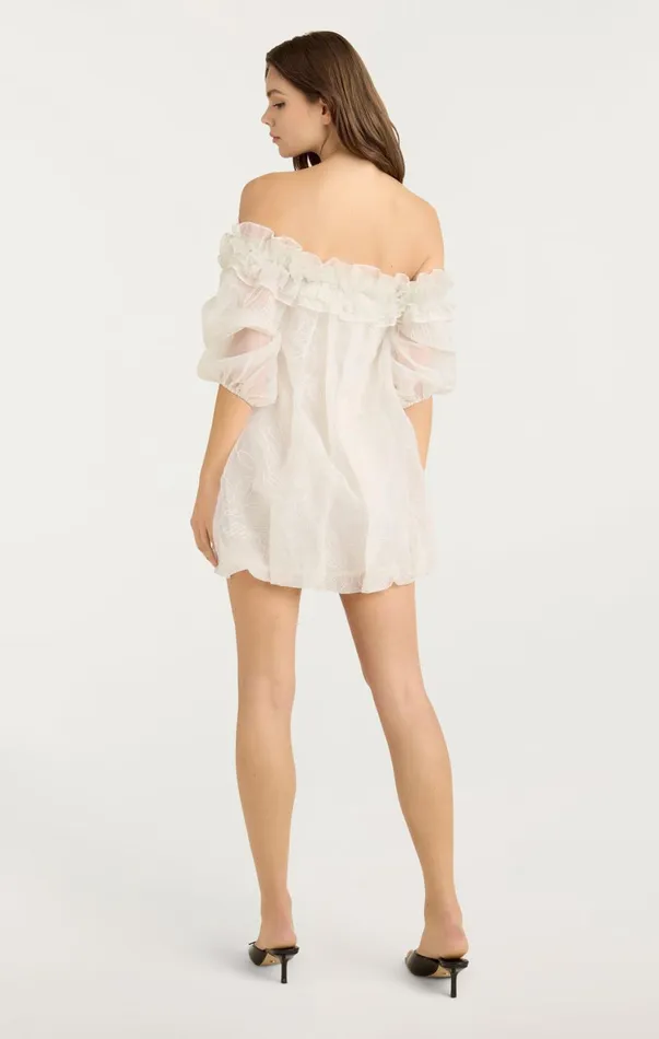 Women Mini Cinq Sept Nava Dress Ivory