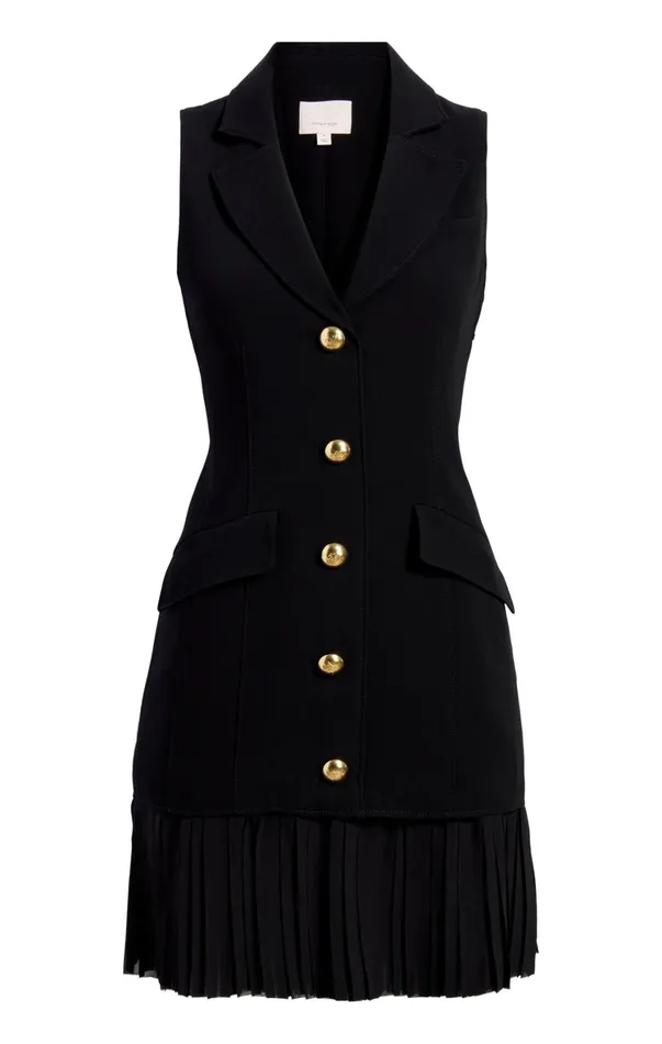 Women Mini Cinq Sept Regan Dress Blackblack