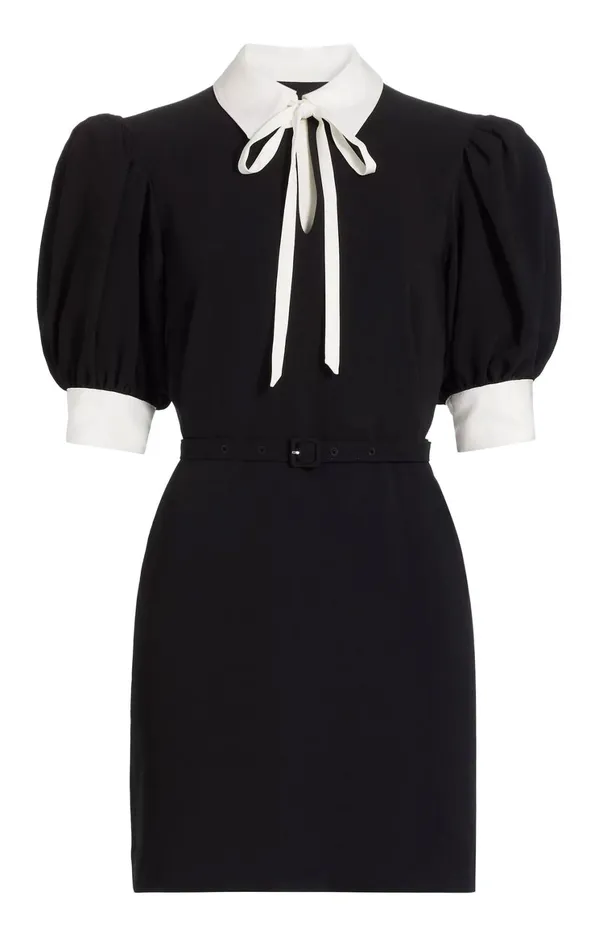 Women Mini Cinq Sept Sabelle Dress Blackivory