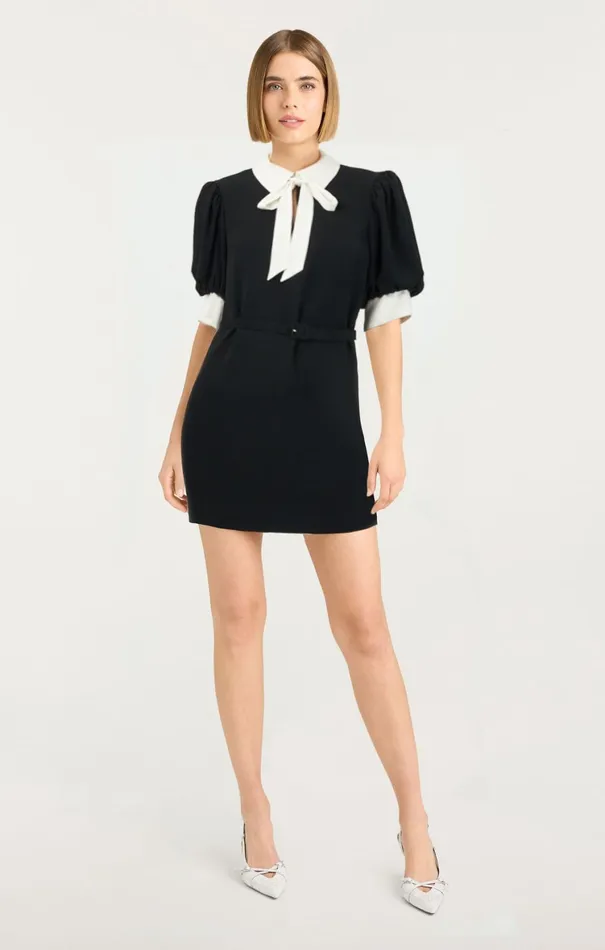 Women Mini Cinq Sept Sabelle Dress Blackivory