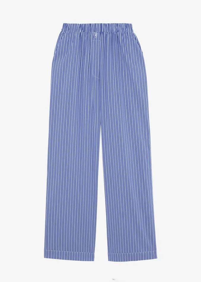 Women Mirca Elastic Pants 8211 Blue Multi Stripe The Frankie Shop Loungewear