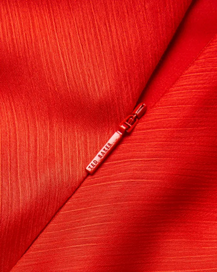 Women MISRINA 8211 Drape Neck Cap Sleeve Top Red Ted Baker Tops and Blouses Women MISRINA 8211 Drape Neck Cap Sleeve Top Red Ted Baker Tops and Blouses