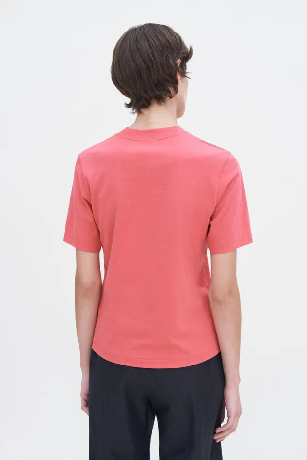 Women Mock Neck Tee Light Raspberry Filippa K Tops