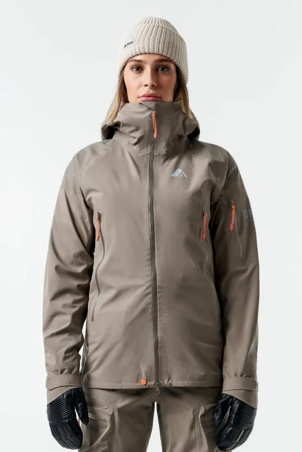 Women MtnX Alpina Light 3L JacketClay Orage Jackets