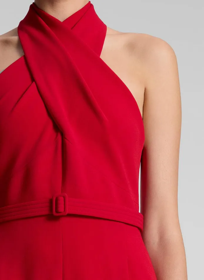 Women Murphy II Wide Leg Jumpsuit Really Red ALC Jumpsuits