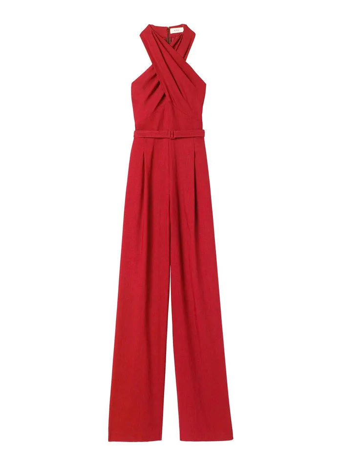 Women Murphy II Wide Leg Jumpsuit Really Red ALC Jumpsuits