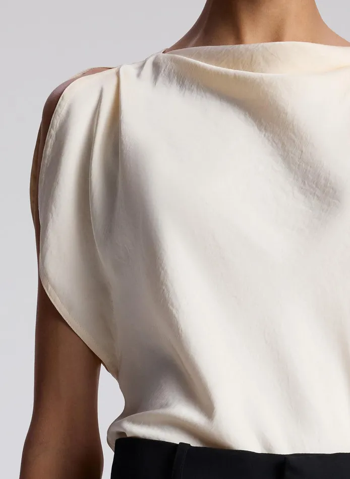 Women Nadia Satin Top Villa ALC Tops