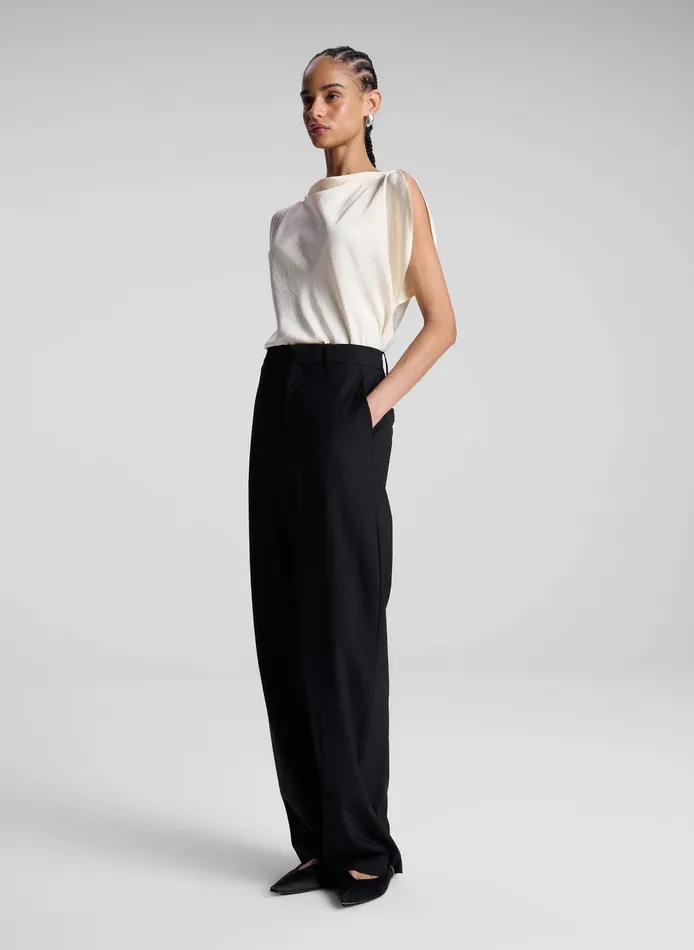 Women Nadia Satin Top Villa ALC Tops