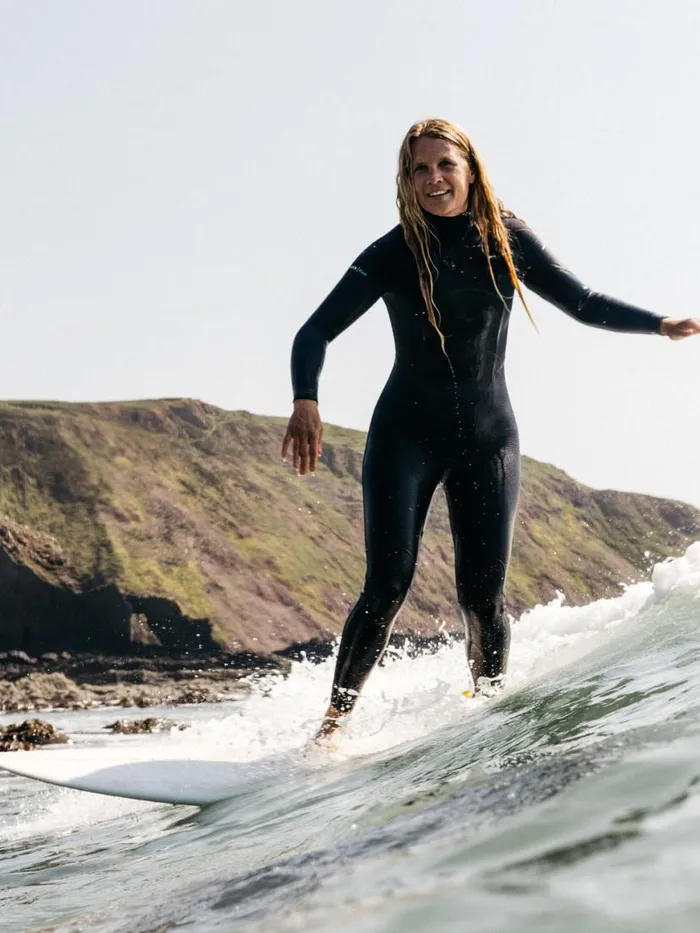 Women Nieuwland 3525mm Yulex Chest Zip Wetsuit Ink Finisterre Wetsuits