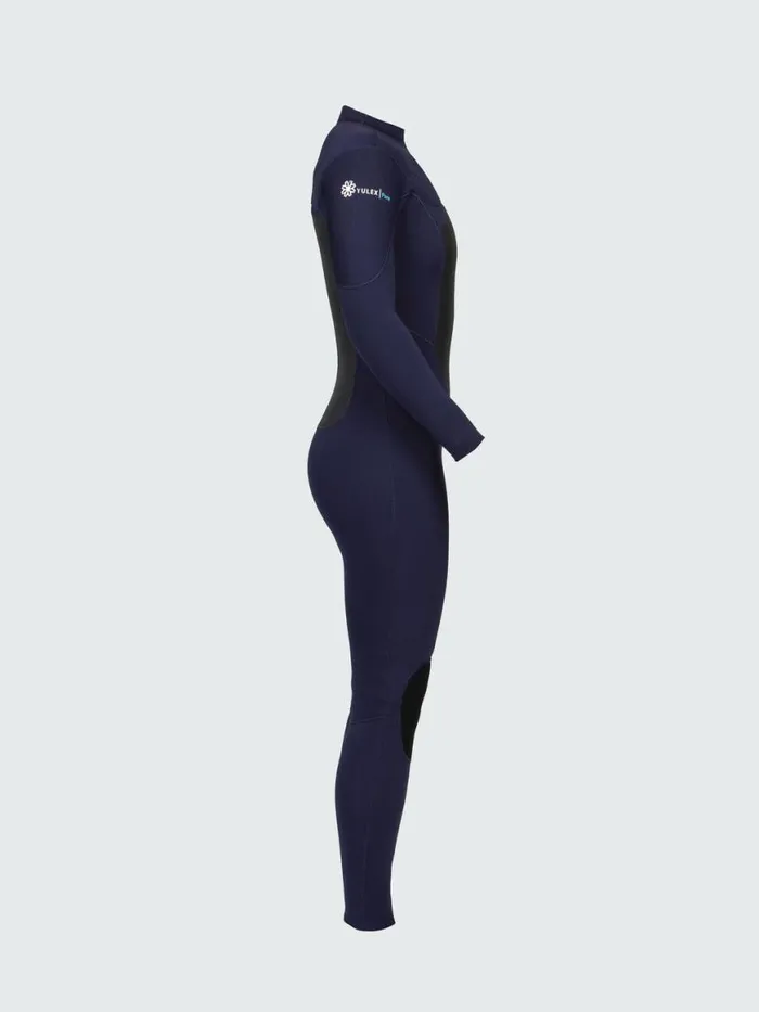 Women Nieuwland 3525mm Yulex Chest Zip Wetsuit Ink Finisterre Wetsuits