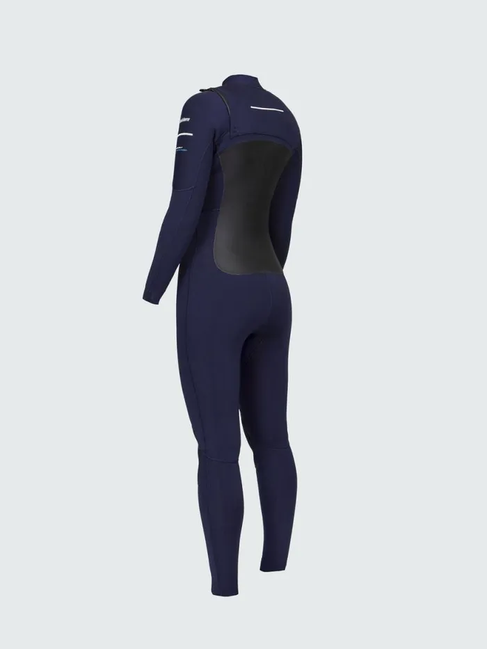 Women Nieuwland 3525mm Yulex Chest Zip Wetsuit Ink Finisterre Wetsuits