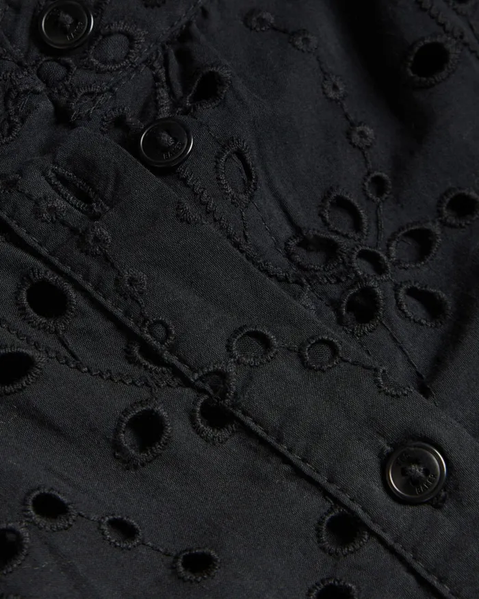 Women NIKAIA 8211 Oversized Broderie Cotton Midi Dress Black Ted Baker Dresses Women NIKAIA 8211 Oversized Broderie Cotton Midi Dress Black Ted Baker Dresses