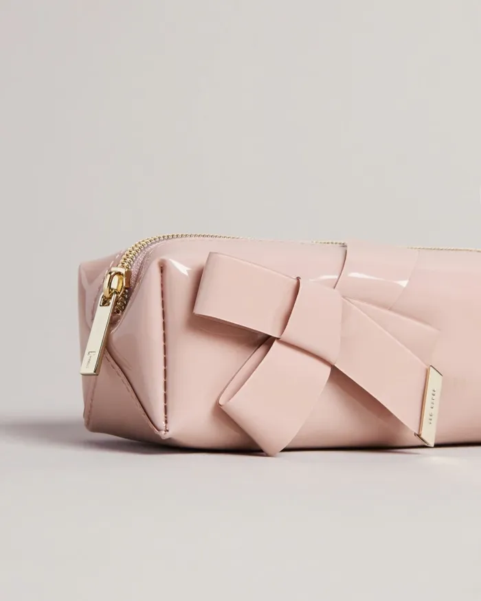 Women NIKARA 8211 Knot Bow Brush Case Pale Pink Ted Baker Wash and Makeup Bags Women NIKARA 8211 Knot Bow Brush Case Pale Pink Ted Baker Wash and Makeup Bags