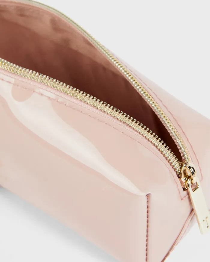 Women NIKARA 8211 Knot Bow Brush Case Pale Pink Ted Baker Wash and Makeup Bags Women NIKARA 8211 Knot Bow Brush Case Pale Pink Ted Baker Wash and Makeup Bags
