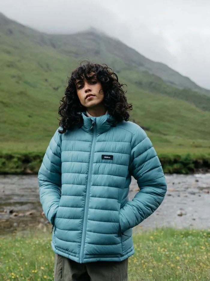 Women Nimbus Hooded Jacket Ocean Storm Finisterre Jackets Coats and Gilets