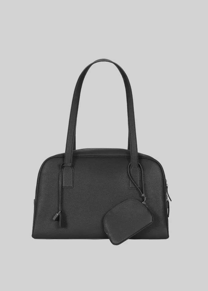 Women Noho Leather Shoulder Bag 8211 Black The Frankie Shop
