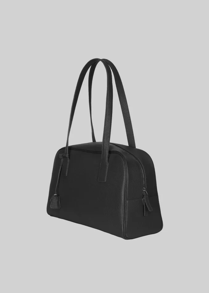 Women Noho Leather Shoulder Bag 8211 Black The Frankie Shop