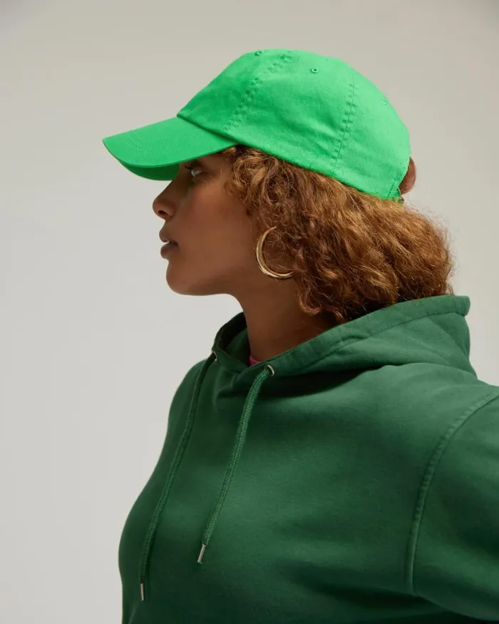 Women Organic Cotton Cap Ivory White Colorful Standard Caps