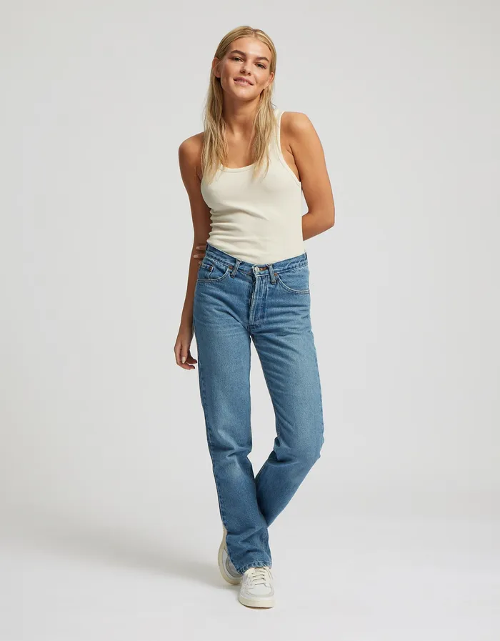 Women Organic Rib Tank Top 8211 Heather Grey Tank Tops Colorfulstandard Women