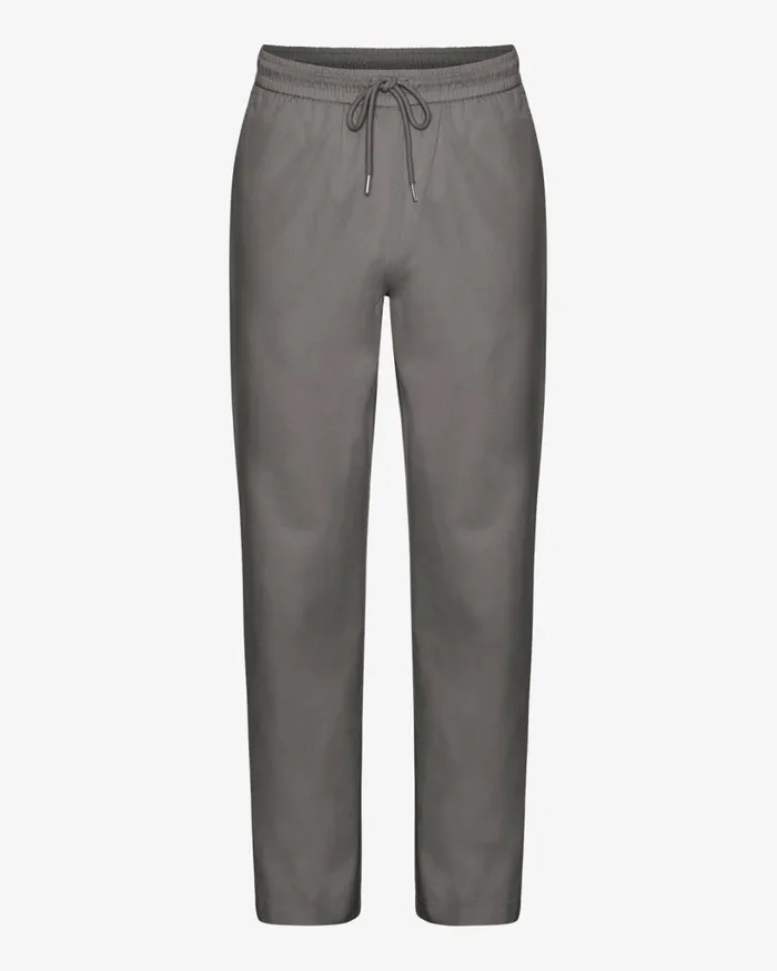 Women Organic Twill Pants Storm Grey Colorful Standard Pants