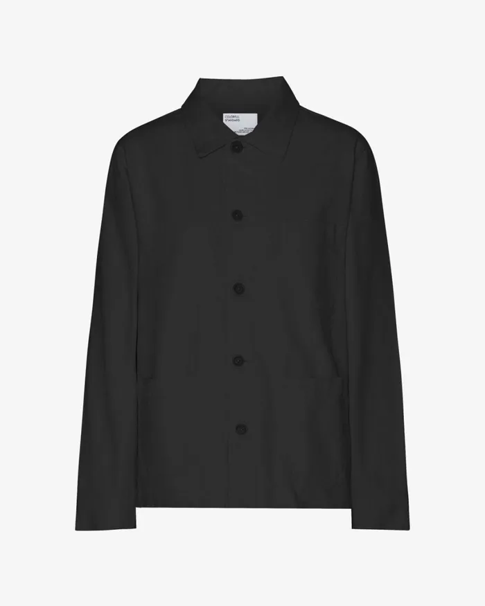 Women Organic Workwear Jacket Deep Black Colorful Standard Workwear Jackets
