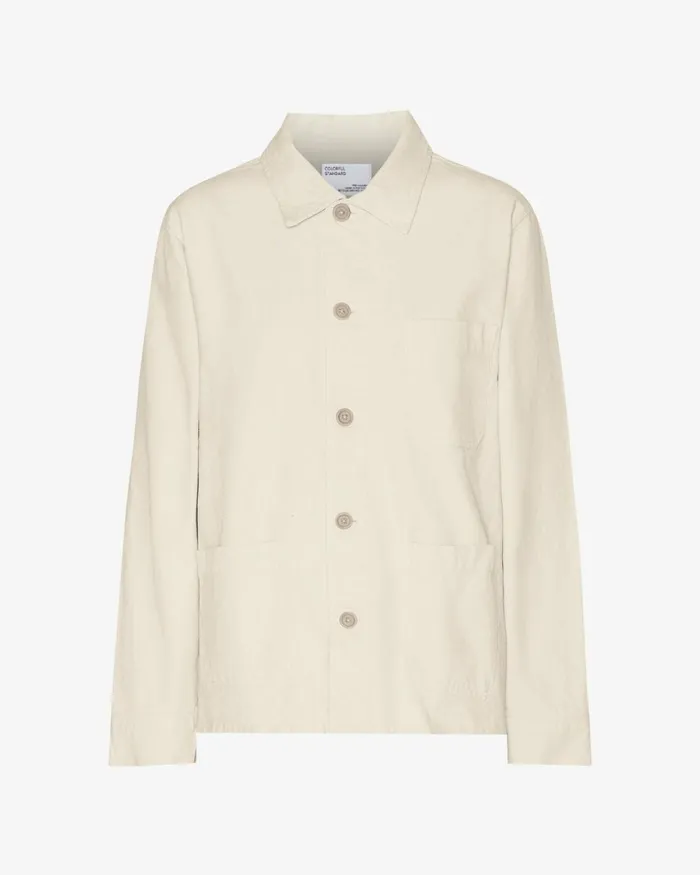 Women Organic Workwear Jacket Ivory White Colorful Standard Workwear Jackets
