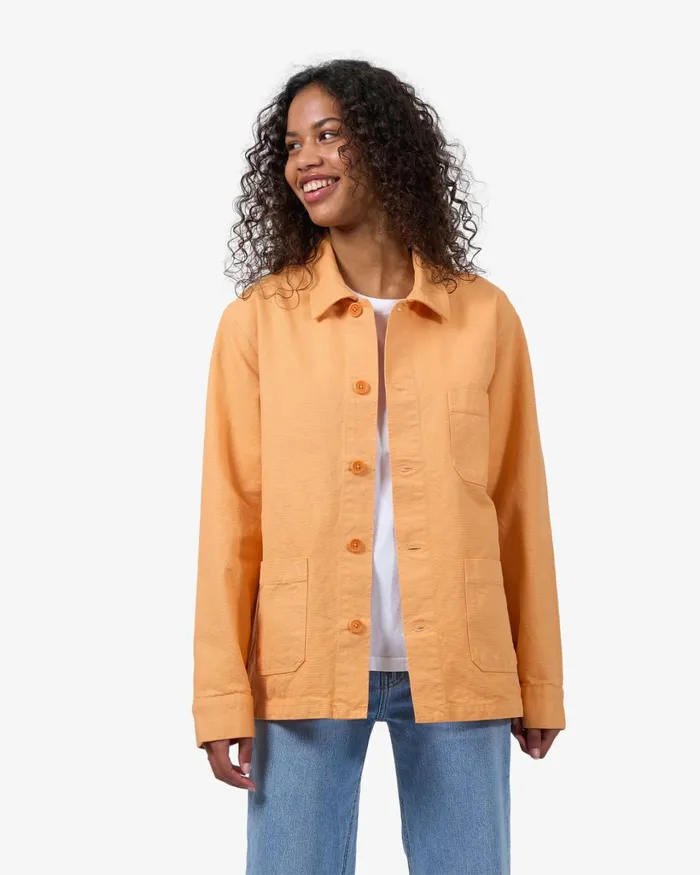 Women Organic Workwear Jacket Navy Blue Colorful Standard Workwear Jackets