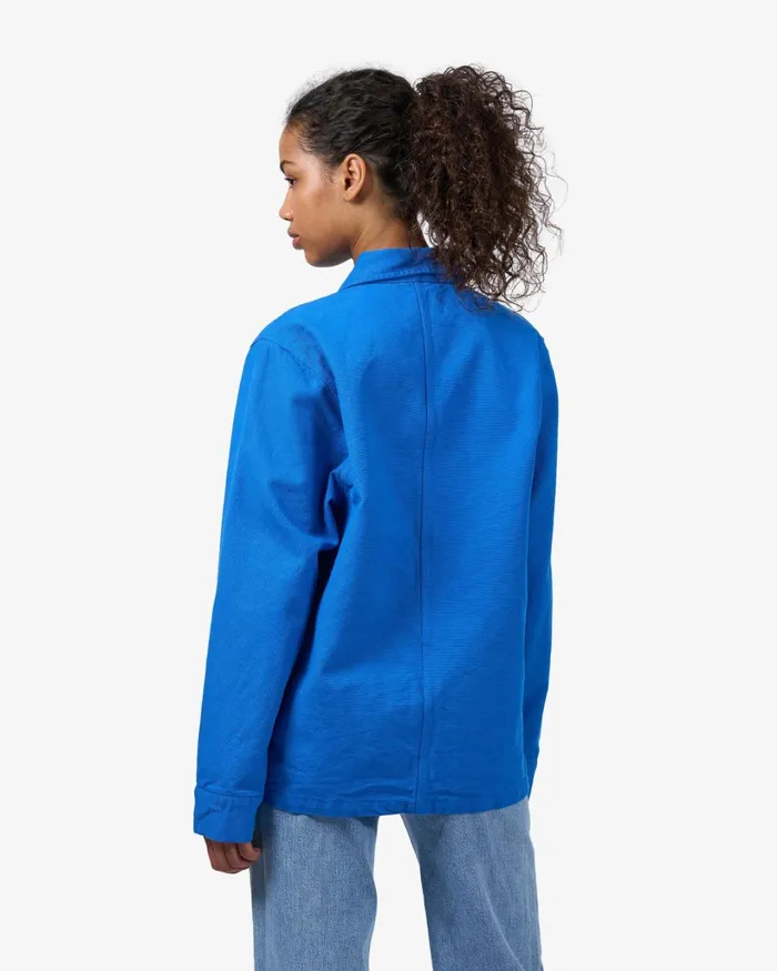 Women Organic Workwear Jacket Ocean Green Colorful Standard Workwear Jackets