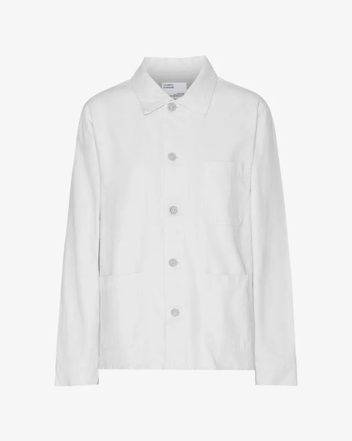 Women Organic Workwear Jacket Optical White Colorful Standard Workwear Jackets