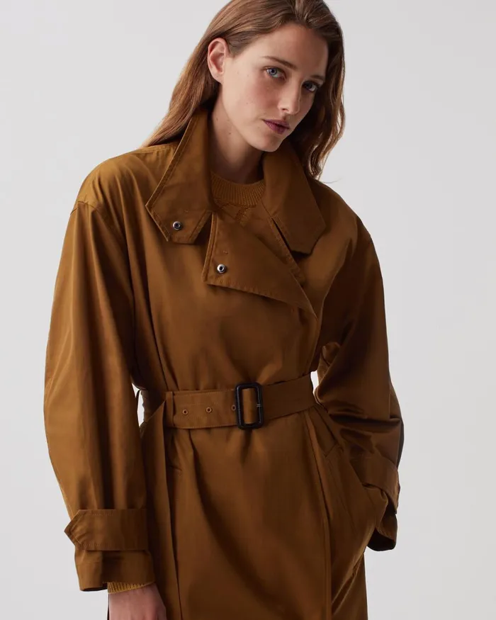 Women Oversize Trench Coat Brown Comptoir Des Cotonniers Coats and Jackets Women Oversize Trench Coat Brown Comptoir Des Cotonniers Coats and Jackets