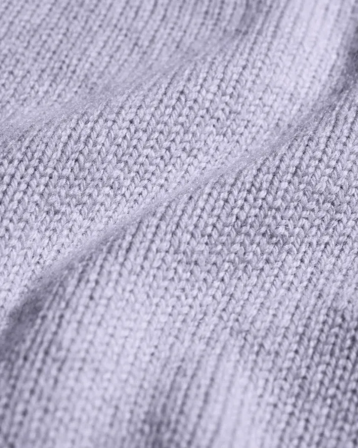 Women Oversized Merino Wool Crew Soft Lavender Colorful Standard Knit Sweaters