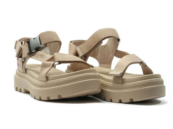 Women PALLACRUISE STRAP Beige Tan PALLADIUM Sandals