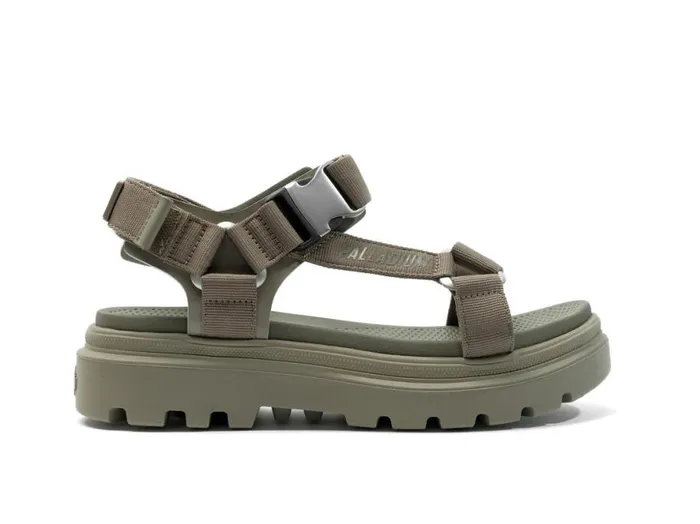 Women PALLACRUISE STRAP Dusky Green PALLADIUM Sandals