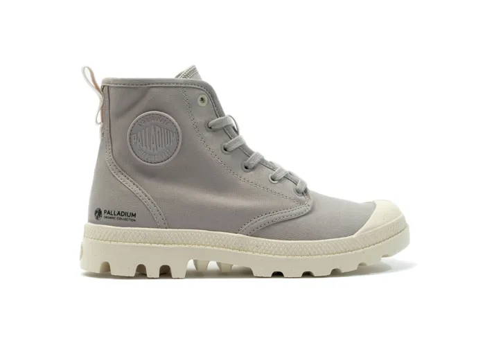 Women PAMPA HI ZIP ORGANIC Grey Berry PALLADIUM Boots